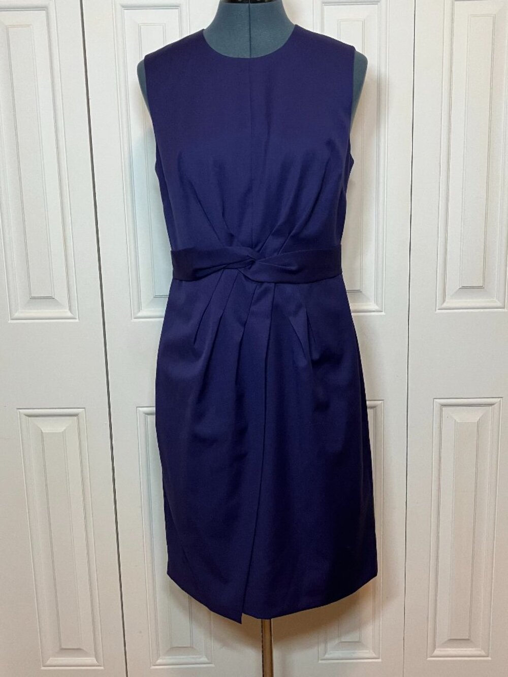 J. Crew NWT Navy Wool Blend Dress Size 6
